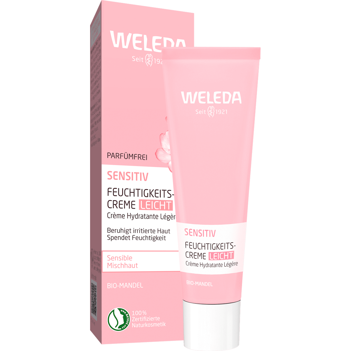 Feuchtigkeitscreme Leicht Sensitiv Mandel, 30 ml - VivaVoss