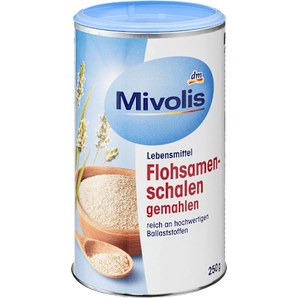 Flohsamenschalen gemahlen Mivolis