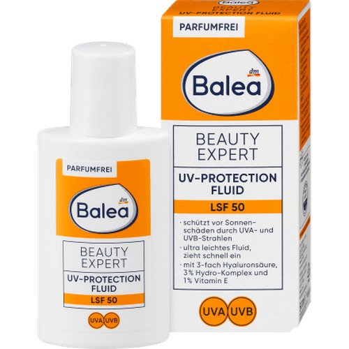 Fluid Beauty Expert UV - Protection LSF50, 50 ml Serum & Kur by Balea – Available at VivaVoss