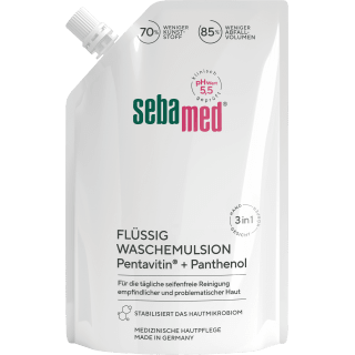 Flüssige Waschemulsion, seifenfrei Nachfüllpack, 400 ml - VivaVoss