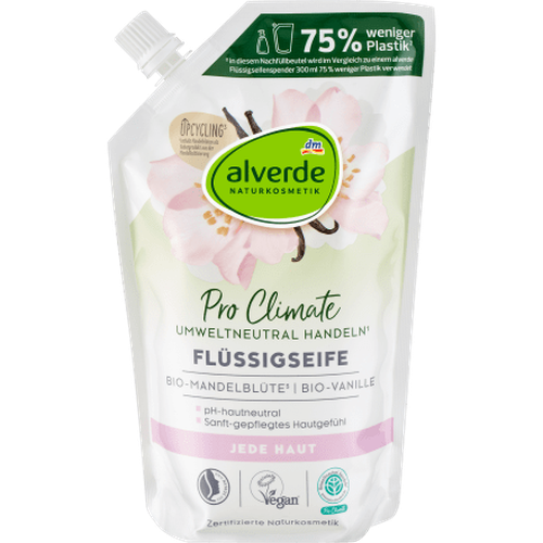 Flüssigseife Mandelblüte & Vanille, 500 ml Balea, alverde NATURKOSMETIK, Flüssigseife, by alverde NATURKOSMETIK – Available at VivaVoss
