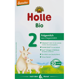 Folgemilch 2 aus Ziegenmilch nach dem 6. Monat, 400 g - VivaVoss