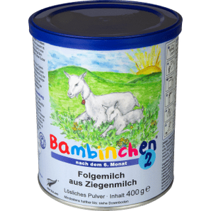 Folgemilch 2 aus Ziegenmilch nach dem 6. Monat, 400 g - VivaVoss