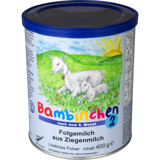 Folgemilch 2 aus Ziegenmilch nach dem 6. Monat, 400 g - VivaVoss