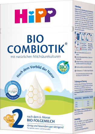 Folgemilch 2 Combiotik nach dem 6. Monat, 600 g - VivaVoss