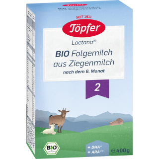 Folgemilch 2 Lactana aus Ziegenmilch nach dem 6...., 400 g - VivaVoss