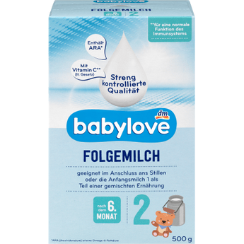 Folgemilch 2 nach dem 6. Monat, 500 g - VivaVoss