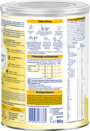 Folgemilch 2 nach dem 6. Monat, 800 g - VivaVoss