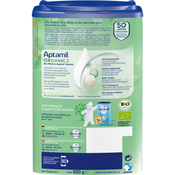 Folgemilch 2 Organic nach dem 6. Monat, 800 g - VivaVoss