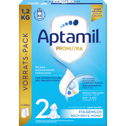 Folgemilch 2 Pronutra nach dem 6. Monat, 1,2 kg - VivaVoss