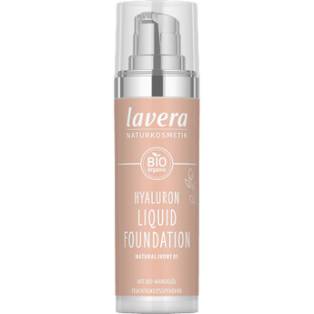 Foundation Hyaluron Liquid 01 Natural Ivory  lavera NATURKOSMETIK