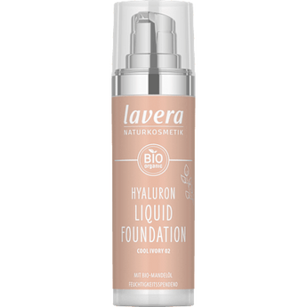 Foundation Hyaluron Liquid 02 Cool Ivory  lavera NATURKOSMETIK