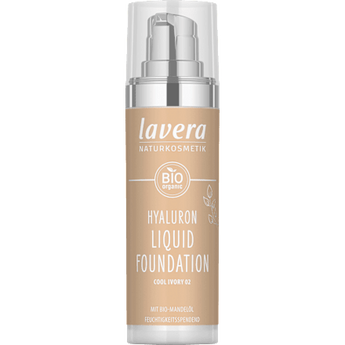Foundation Hyaluron Liquid 02 Cool Ivory  lavera NATURKOSMETIK