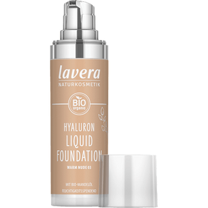 Foundation Hyaluron Liquid 03 Warm Nude  lavera NATURKOSMETIK