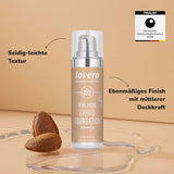 Foundation Hyaluron Liquid 03 Warm Nude  lavera NATURKOSMETIK