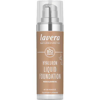 Foundation Hyaluron Liquid 06 Warm Almond lavera NATURKOSMETIK