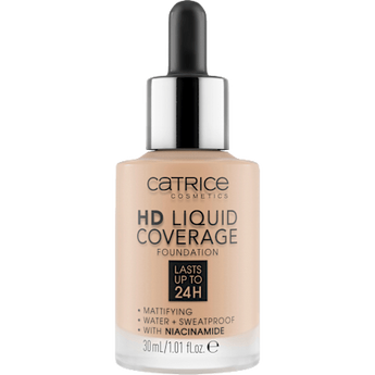 Foundation Liquid HD Coverage 30 Sand Beige  