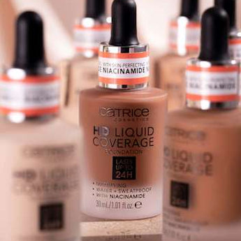 Foundation Liquid HD Coverage 30 Sand Beige  
