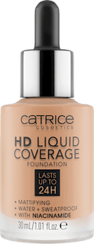 Foundation Liquid HD Coverage 40 Warm Beige  