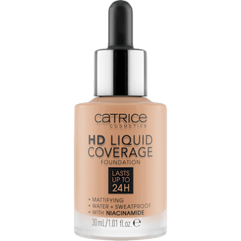 Foundation Liquid HD Coverage 40 Warm Beige  
