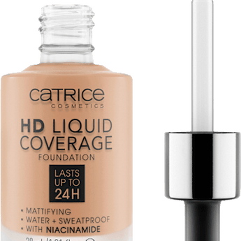 Foundation Liquid HD Coverage 40 Warm Beige  