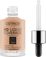 Foundation Liquid HD Coverage 40 Warm Beige  