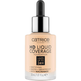 Foundation Liquid HD Coverage Waterproof 002 Porcelain Beige  
