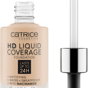 Foundation Liquid HD Coverage Waterproof 10 Light Beige 