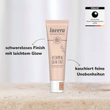 Foundation Vitamin Skin Tint 03 Tanned lavera NATURKOSMETIK