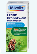Mivolis Franzbranntwein, 500 ml – Muskeln & Gelenke image_position | VivaVoss