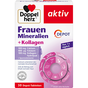 Frauen Mineralien + Kollagen Tabletten 30 St Doppelherz