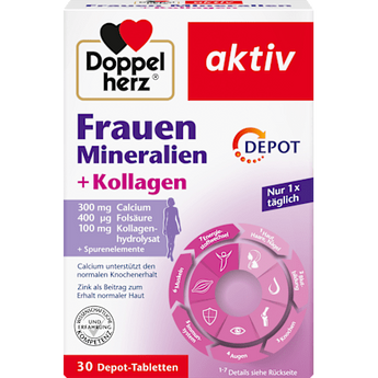 Frauen Mineralien + Kollagen Tabletten 30 St Doppelherz