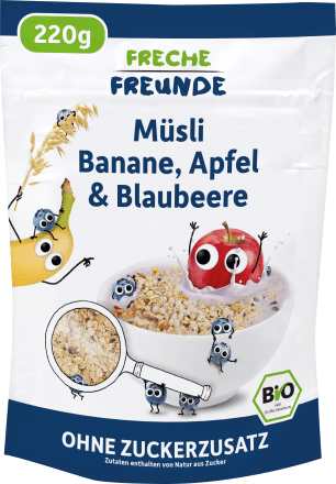 Children's Muesli Banana, Apple &amp; Blueberry from 1 year, 220 g