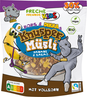 Children's muesli crunchy muesli banana &amp; cocoa, 280 g