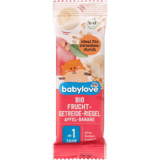 Frucht - Getreide - Riegel Apfel - Banane ab 1 Jahr, 25 g Baby Snack by Babylove – Available at VivaVoss