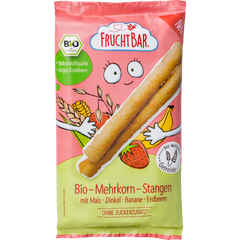 Babysnack Mehrkorn-Stangen mit Mais, Dinkel, Banane & Erdbeere ab 8 Monaten, 30 g