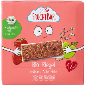 Fruchtriegel Erdbeere, Apfel, Hafer ab 12 Monaten (6x23 g), 138 g