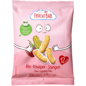 Kindersnack Knusper-Stangen Hirse, Erdbeere, Mais ab 1 Jahr, 30 g