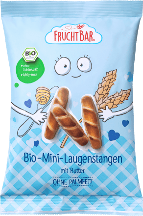 Kindersnack Mini-Laugenstangen mit Butter, ab 3 Jahren, 90 g