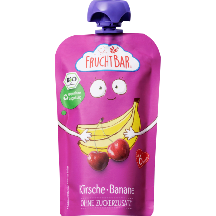 Quetschie Kirsche Banane ab 6 Monaten, 120 g