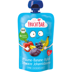 Quetschie Pflaume, Banane, Apfel, Schwarze Johannisbeere, ab 6 Monaten, 100 g