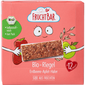 Fruchtriegel Erdbeere, Apfel, Hafer ab 12 Monaten (6x23 g), 138 g Baby Snack by FruchtBar – Available at VivaVoss
