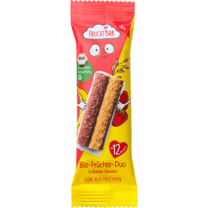 Fruchtriegel Erdbeere, Banane, Hafer, ab 12 Monaten, 27 g Baby Snack by FruchtBar – Available at VivaVoss