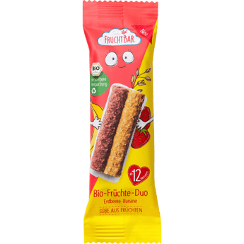 Fruchtriegel Erdbeere, Banane, Hafer, ab 12 Monaten, 27 g Baby Snack by FruchtBar – Available at VivaVoss