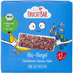 Fruchtriegel Heidelbeere Banane Hafer ab 12 Monaten (6x23 g), 138 g Baby Snack by FruchtBar – Available at VivaVoss
