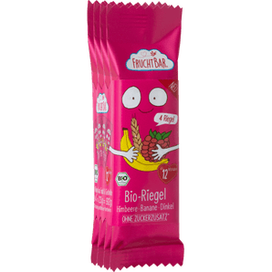 Fruchtriegel mit Getreide Himbeere, Banane, Dinkel (4x23 g), 92 g Baby Snack by FruchtBar – Available at VivaVoss