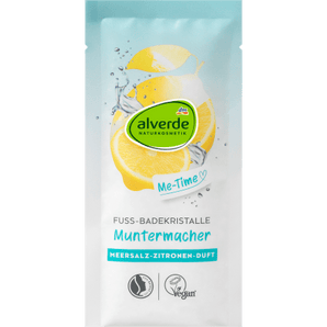 Fußbadekristalle Meersalz Zitrone, 40 g Badezusatz & Badesalz by alverde NATURKOSMETIK – Available at VivaVoss