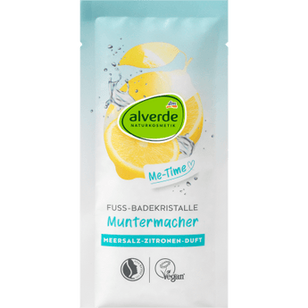 Fußbadekristalle Meersalz Zitrone, 40 g Badezusatz & Badesalz by alverde NATURKOSMETIK – Available at VivaVoss