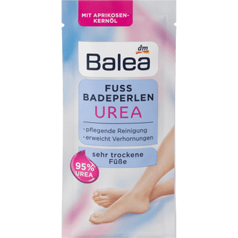 Fußbadeperlen sehr trockene Füße 95 % Urea, 20 g Fußcreme & Fußpflege by Balea – Available at VivaVoss