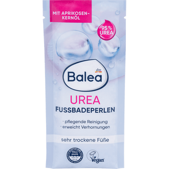 Fußbadeperlen sehr trockene Füße 95 % Urea, 20 g Fußcreme & Fußpflege by Balea – Available at VivaVoss